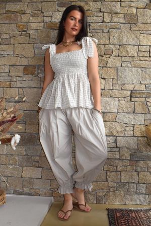 Paloma Bloomer Pant Stone